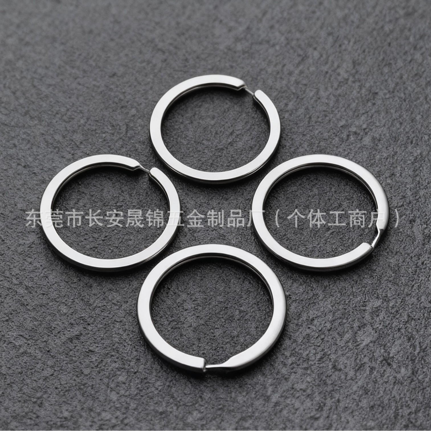厂家批发直供铁镀镍钥匙圈多功能铁质平圈光圈钥匙扣配件多种规格