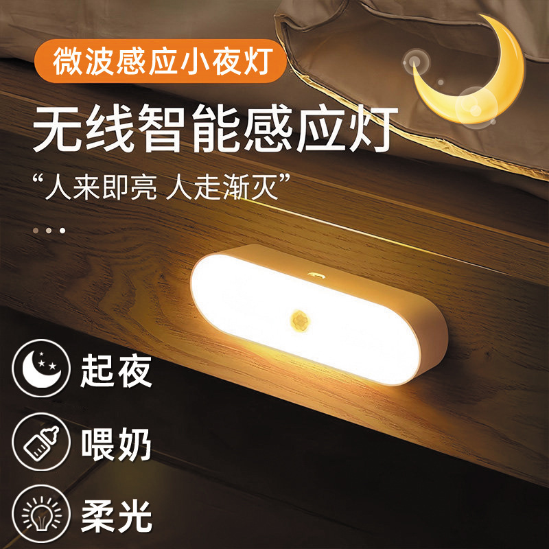 Human Body Sensor Night Light, Wall-Mounted Magnetic Rechargeable Emergency Light, Wireless Home Use Corridor Night Light, Handheld Stairway Light Human Body Sensor Night Light, Wall-Mounted Magnetic Rechargeable Emergency Light, Wireless Home Use Corridor Night Light, Handheld Stairway Light
