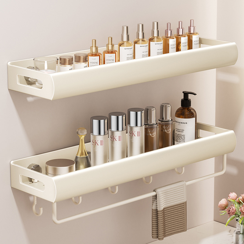 Bathroom Storage Rack Bathroom Punch-Free Wall-Mounted Bathroom Toilet Washbasin Hand Wash Bathroom Wall Storage Rack