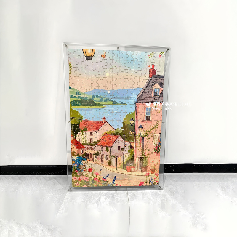 Transparent Puzzle Frame Acrylic Framed Photo Frame 1000 Piece Puzzle Special Frame Advertising Poster Display Frame