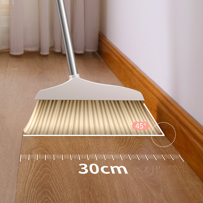 Jiajie escoba de alta calidad, escoba de escobilla, escoba a prueba de viento, diente de diente, escoba blanca, JJ-S106