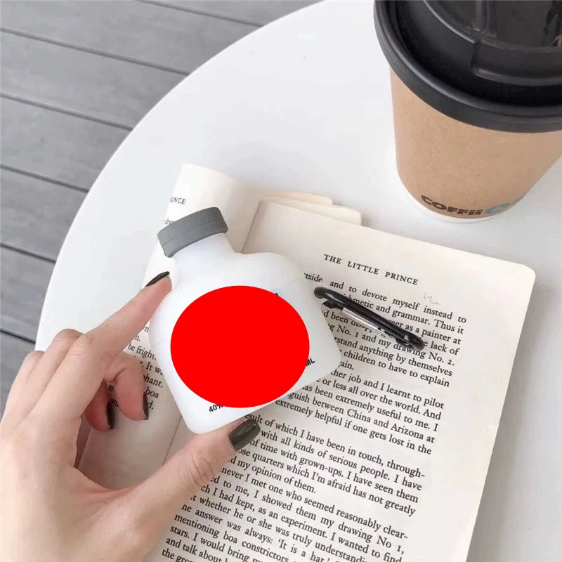 Защитный силиконовый чехол для Apple AirPods Pro, мультяшный 3D дизайн с крючком или кольцом, легкий