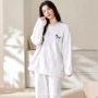 冬季加厚女士长袖家居服