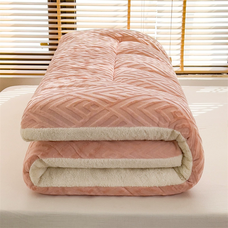 Winter sponge keep warm mattress for home use for elementary school students, increased thickness