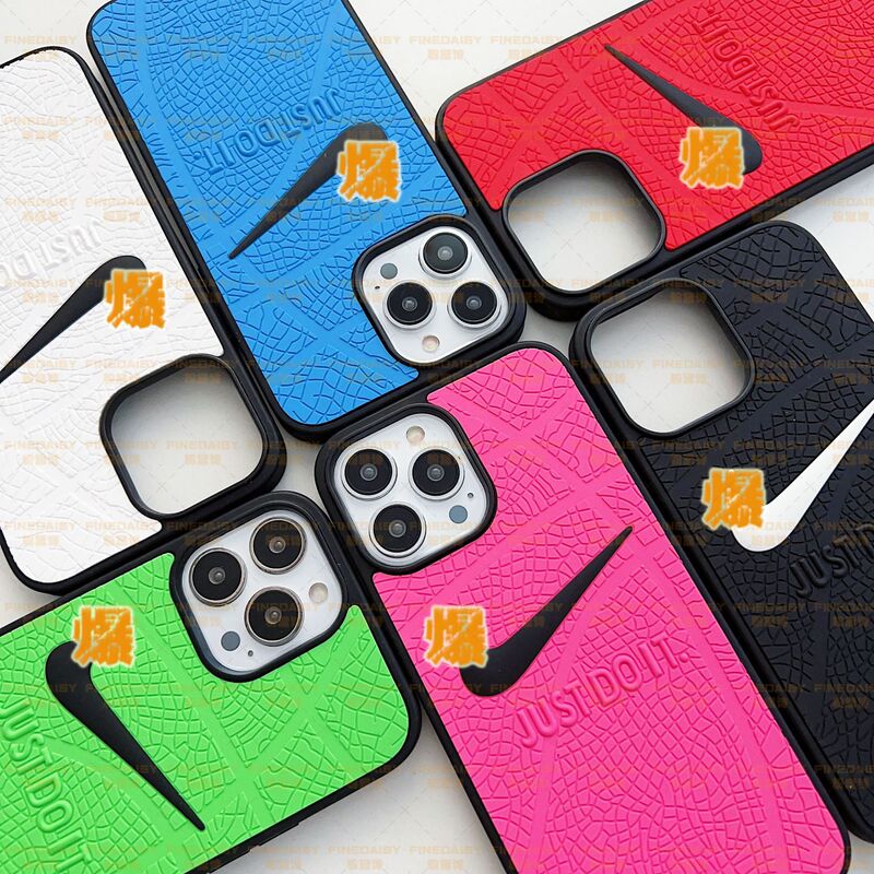 Factory direct fashion brand Nike for Apple 15promax phone case three-dimensional silicone iphone14XSmax
