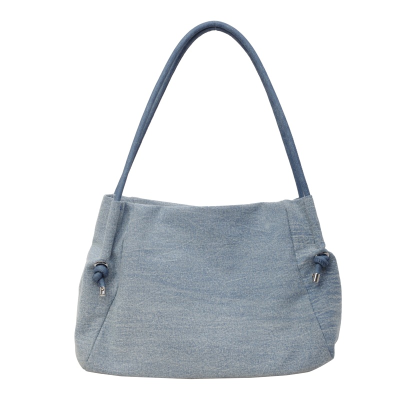 Bolsos de mezclilla para mujer 2024 nuevo estilo casual bolso de hombro de gran capacidad tendencia de moda clase viajero bolso de Tote para mujer