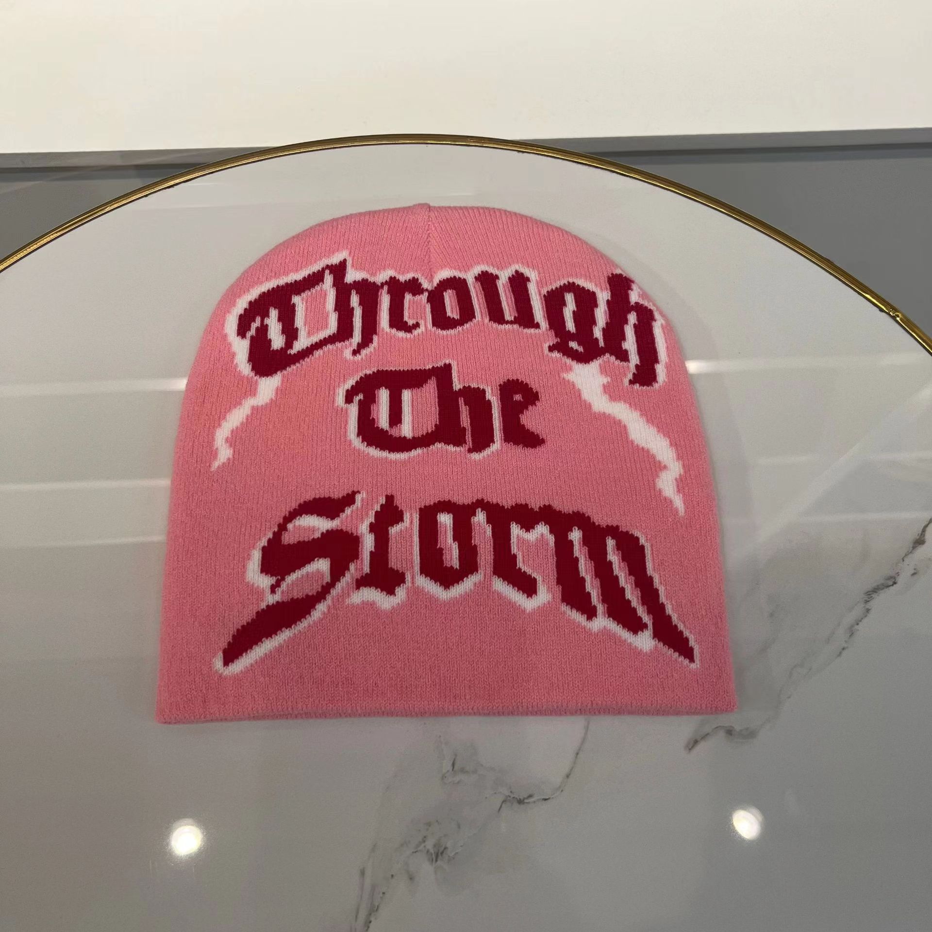 Women's Hip-hop Letter Printing Eaveless Wool Cap display picture 4