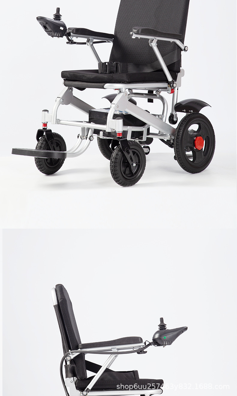 Electric wheelchair manufacturers wheelchair for the elderly light portable folding elderly disabled intelligent full-automatic four-wheel scooter