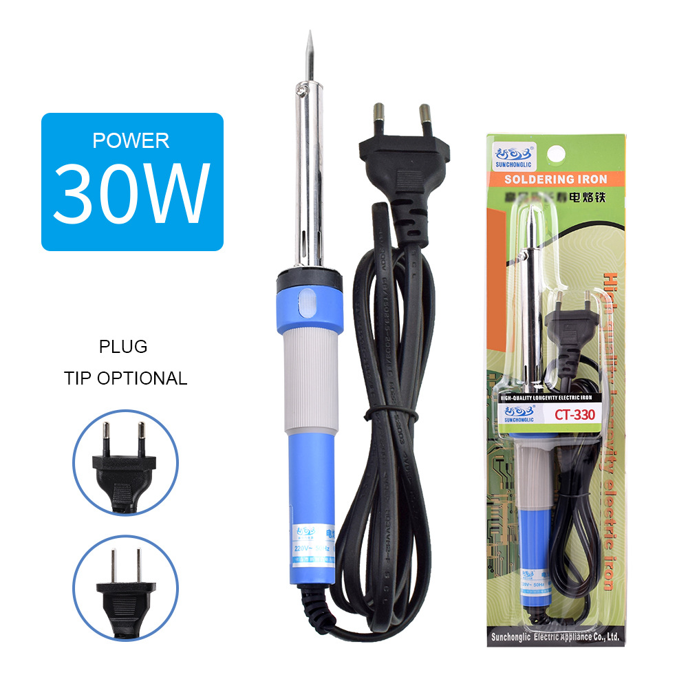 SUOER索尔恒温可调温导电快跨境出口家用便携式电洛铁速热电烙铁