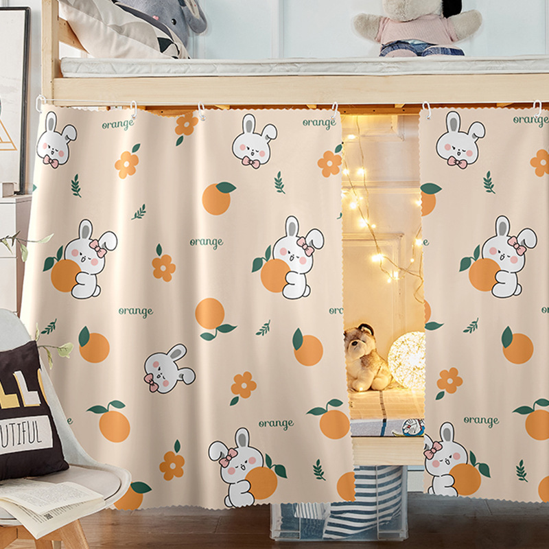 Cortina de cama de dormitorio de estudiantes universitarios gruesa cortina de tela de sombra fuerte cortina de cama para hombres y mujeres cortina de cama para mujeres cortina de sombra