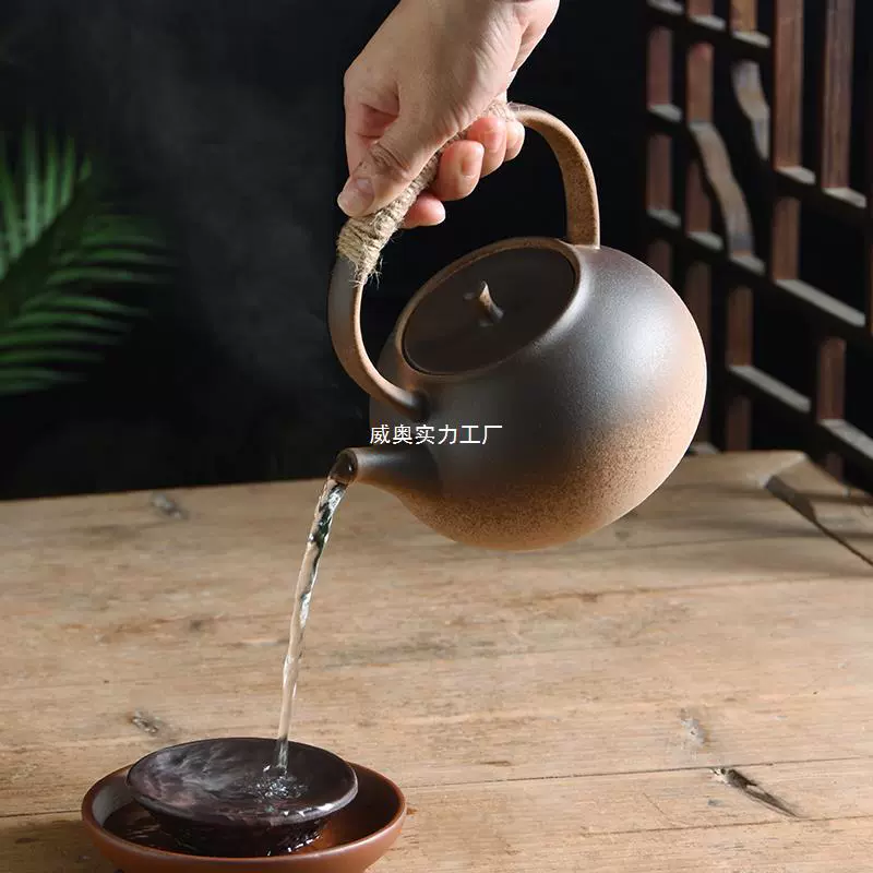 Ретро керамические Booth Booth Boil Boil чайная доска электрическая керамическая печь, единая кастрюля, единая угольная печь, уличный классический картофельный горшок