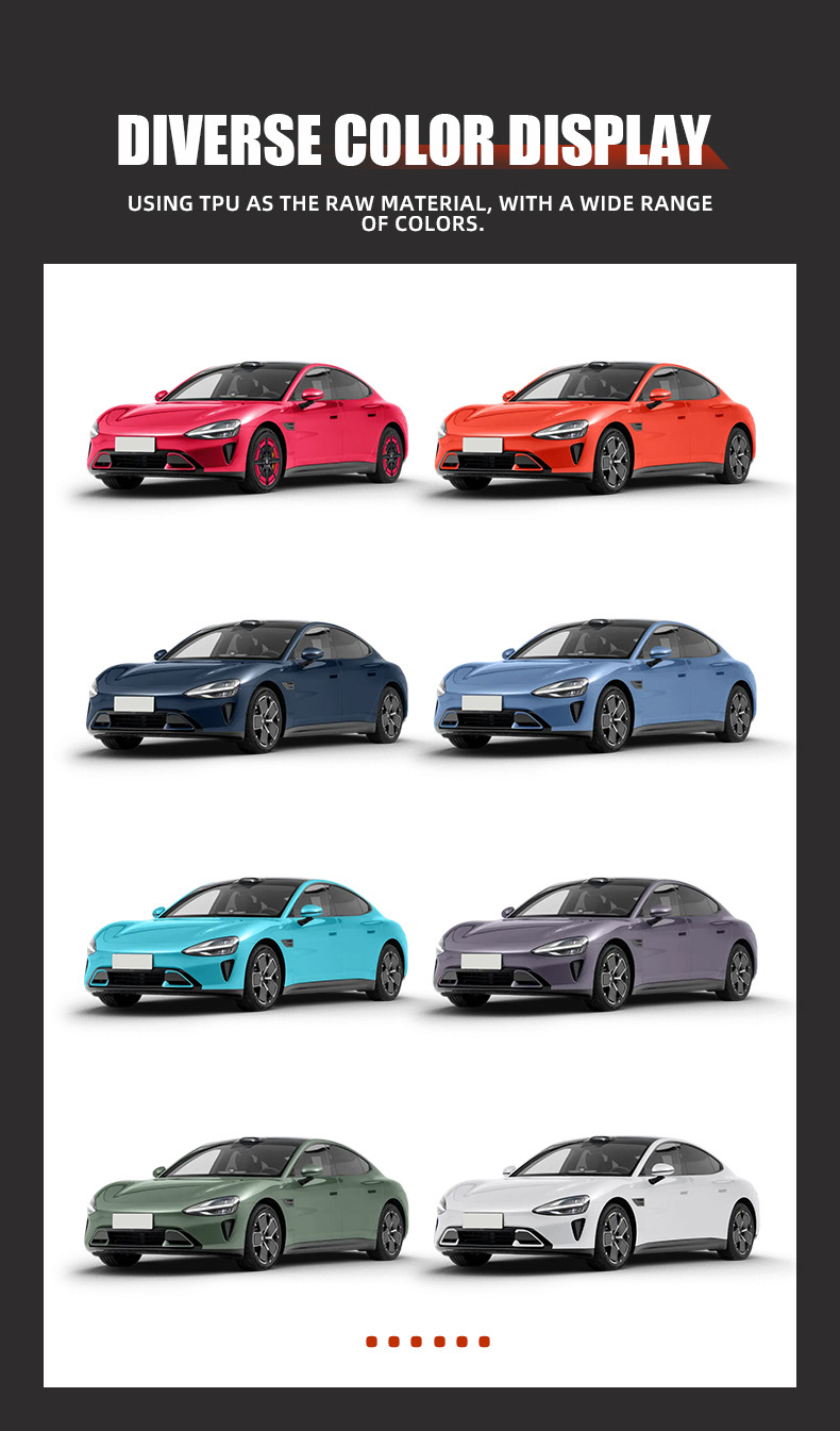 Axxpel Metal Tungsten Steel Tpu Car Paint Surface Color-Changing Protective Film Ppf Thermal Repair Scratch Protection