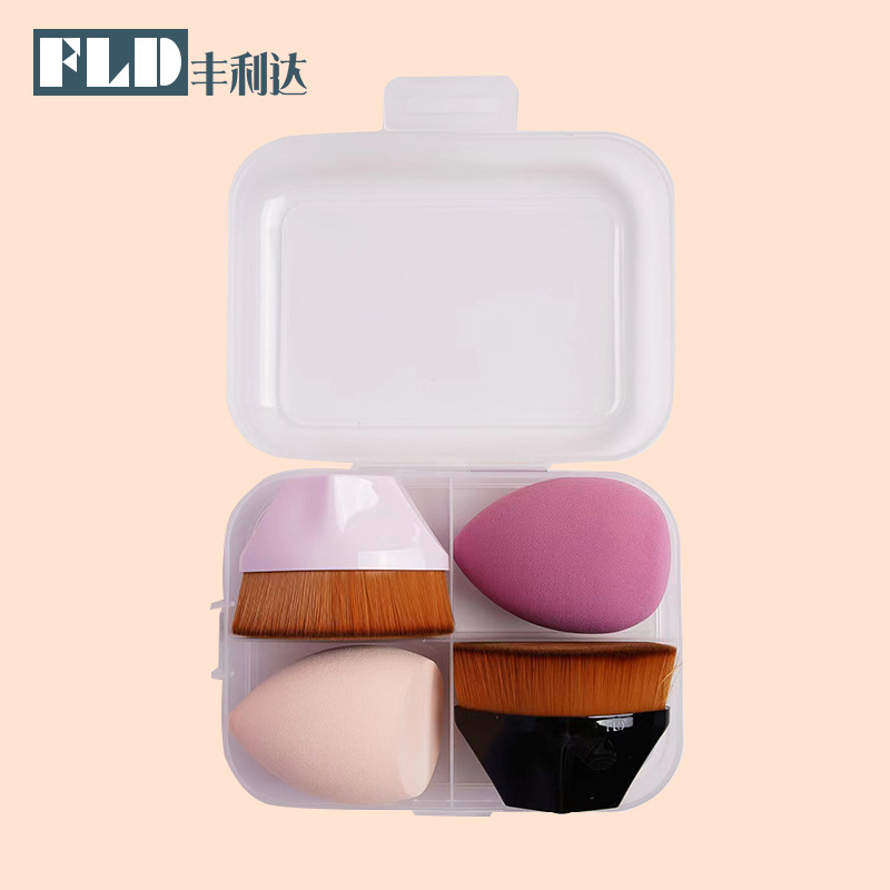 Juego de brochas de maquillaje No. 55, brocha para base de maquillaje, brocha mágica de cabeza plana, corrector sin costuras en forma de pétalo, herramienta de belleza, brocha de maquillaje Cangzhou
