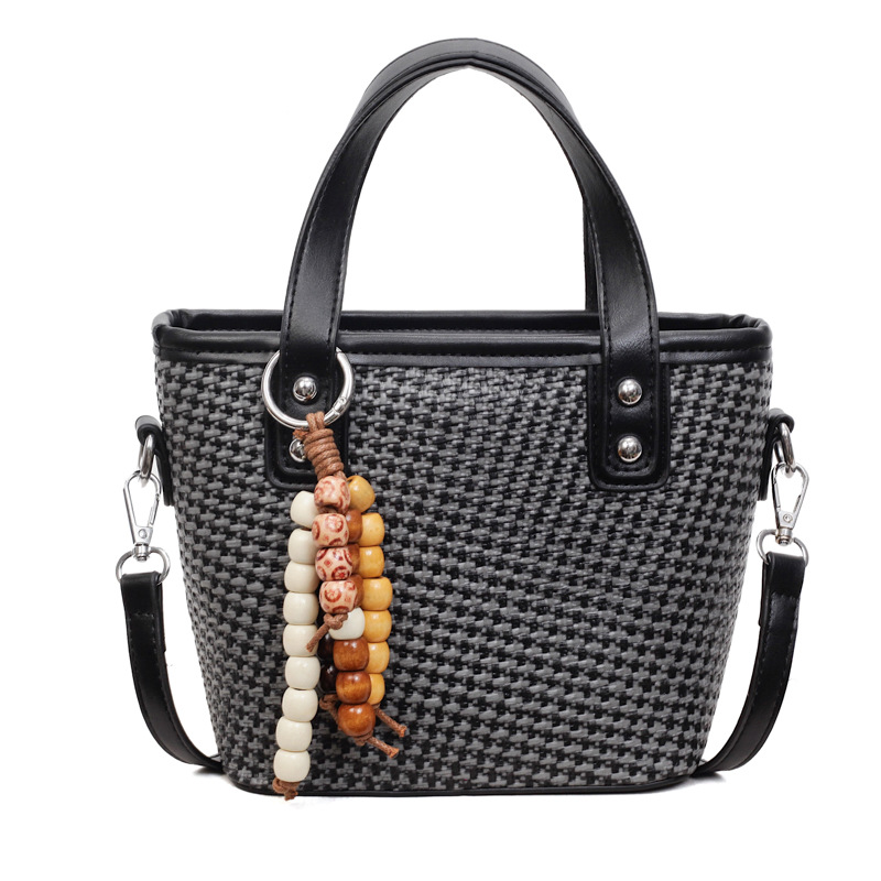 Simple bolso de cesta de comida de mano mujer 2025 invierno nuevo estilo de alto nivel bolso de hombro de lujo ligero bolso de cubo