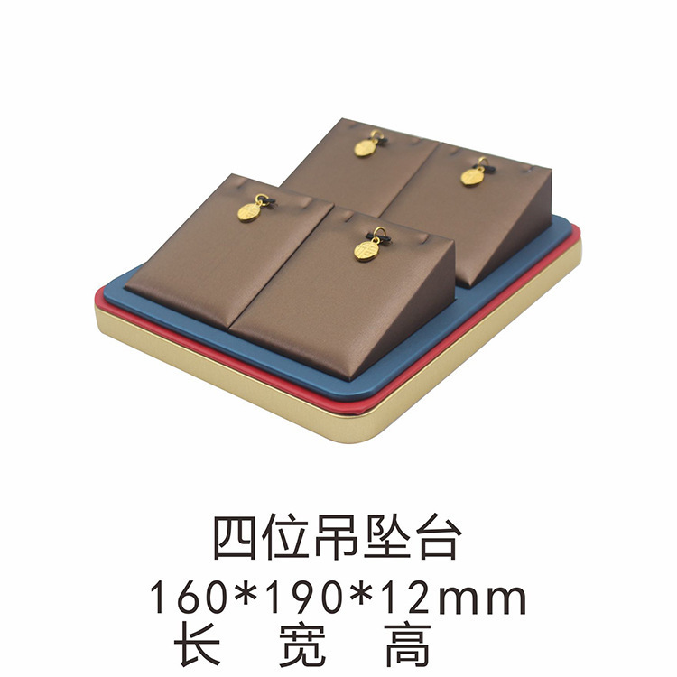 新しいジュエリー小道具古代ゴールドディスプレイラックジュエリーペンダントリングブレスレットイヤリングディスプレイラック|undefined