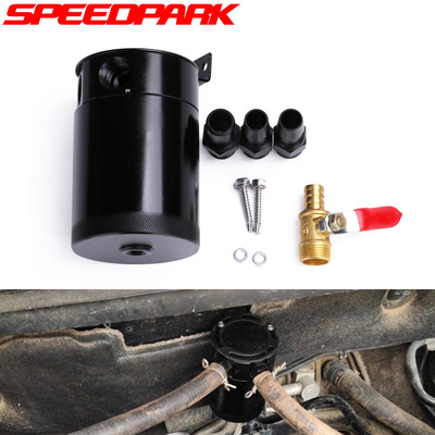 跨境热销汽车通用改装配件油壶双孔道CNC机油壶废气壶机油透气壶