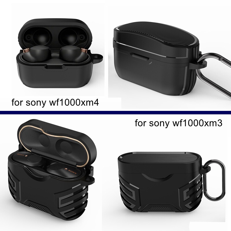 For Sony sonywf1000xm4 headset protective case anti-drop all-inclusive protection wf1000xm3 protective case New