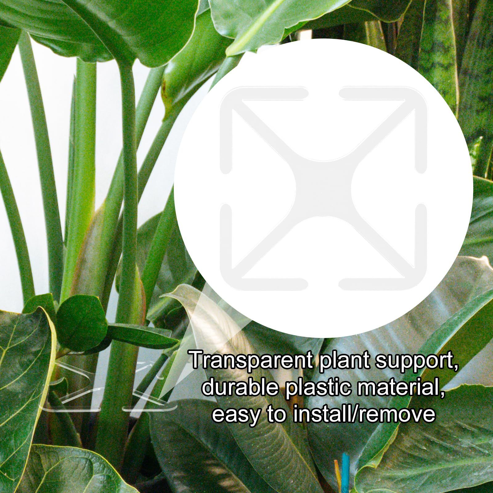 (2개) 국경 간 2024 새로운 식물 등반 줄기 브래킷 식물 등반 극 브래킷 꽃 줄기 바인더