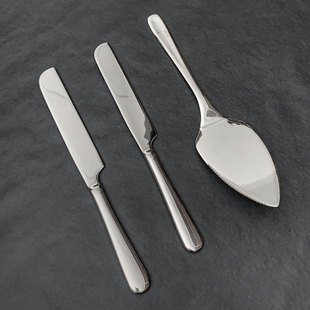 Cross-border 304 Stainless Steel Cake Shovel Bread Knife Household Service Knife Toothed Triangle Shovel Pizza Shovel Baking Tools