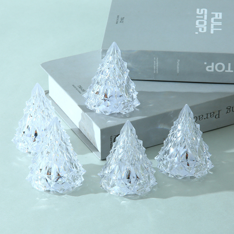 Iceberg Christmas decorations diamond crystal atmosphere lights restaurant decorations acrylic led Christmas tree night lights