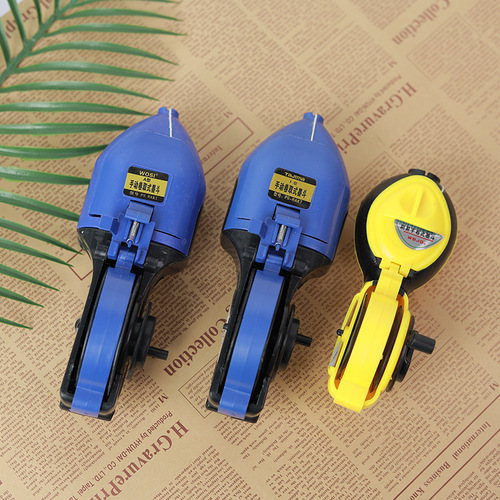 Hardware construction marking tool decoration carpentry blue hand-rolled semi-automatic take-up yellow Odajima style ink fountain
