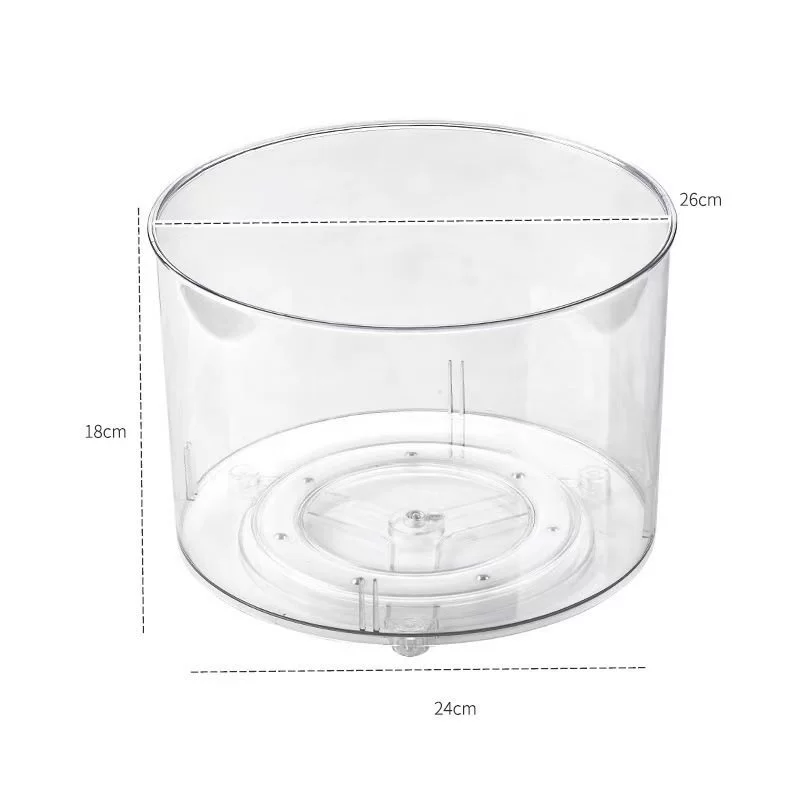 Plastic turtle breeding cylinder micro -landscape hood living room transparent lid lizard lizard climbing cylinder