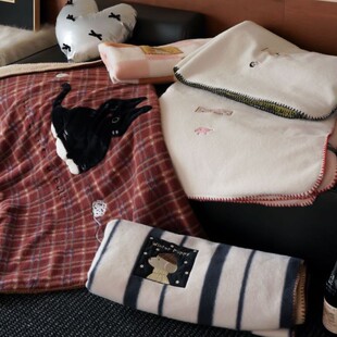 Ins Style Imitation Sheep Plush Sofa Blanket Shawl Blanket Single Warm Thickened Office Nap Air-conditioning Blanket