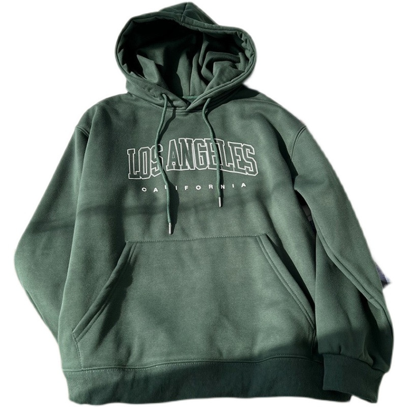 Felpa con cappuccio unisex in stile coreano casual, stile pigro, autunno inverno, semplice e versatile_voghion.com