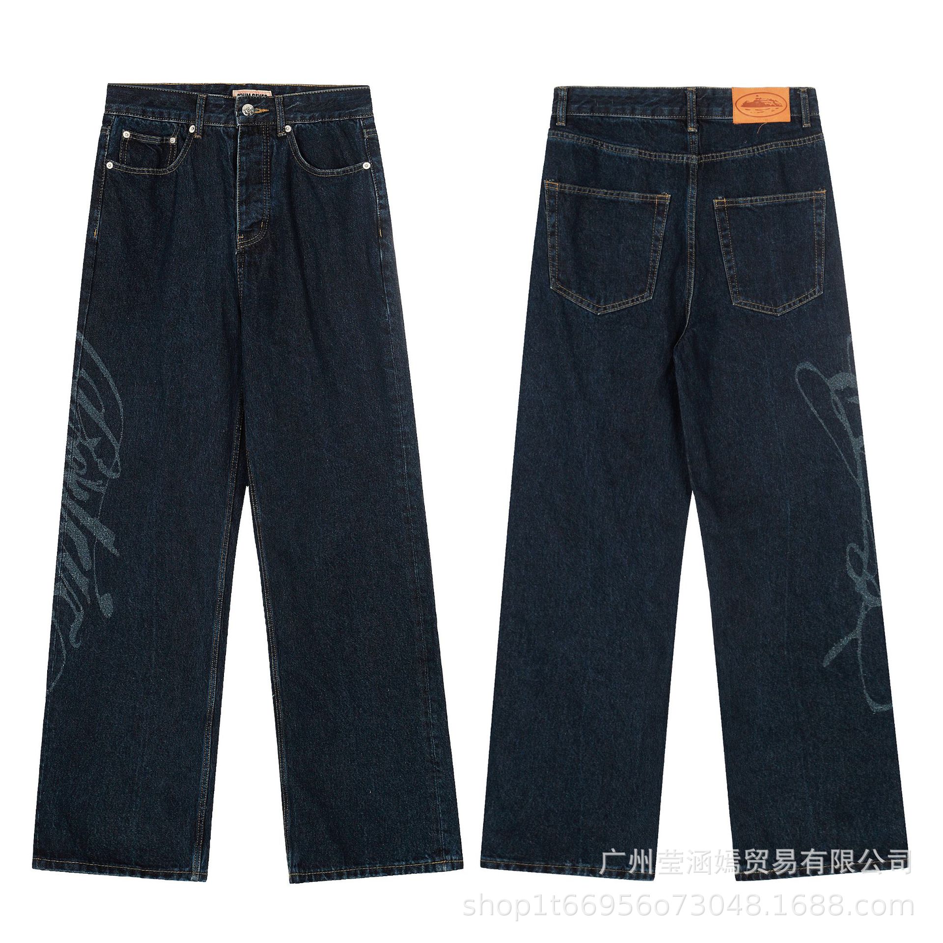 Belleza Moda Alcatraz Traje Casual High Street Hombres y Mujeres Pareja Chaqueta de mezclilla de moda Chaqueta Jeans