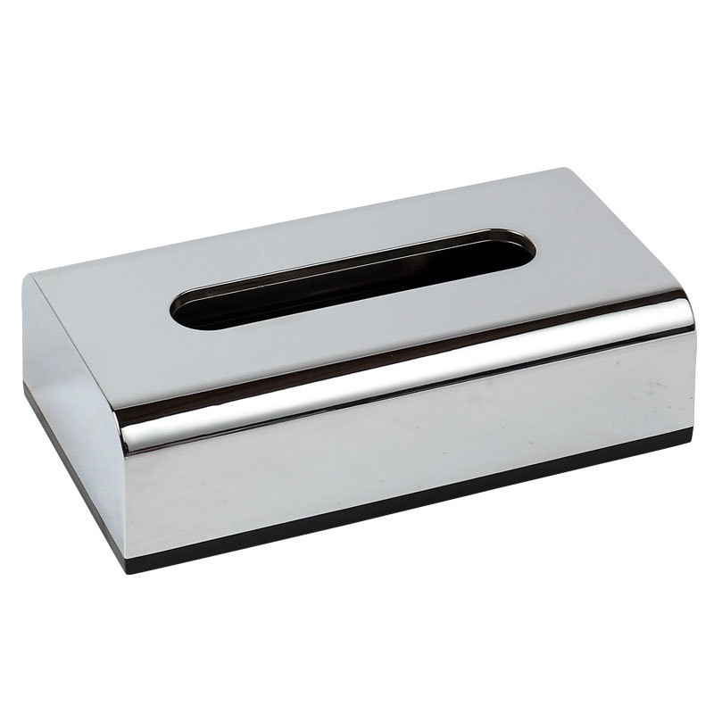 Habitación de hotel suministros de plástico galvanoplastia caja de pañuelos caja de rollo de estilo europeo hogar caja de pañuelos largos sala de estar caja de pañuelos
