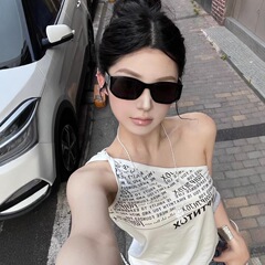 赤い本の同タイプの個性的なサーフサングラスの女性の新型のファッションブランドのサングラスの高級感の紫外線防止の男性のメガネ