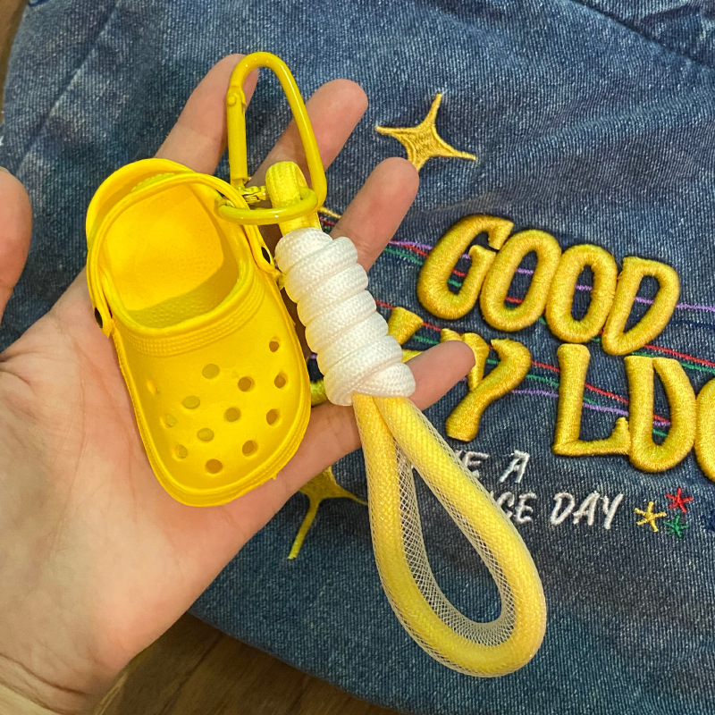 Women's Gender Streetwear Style Streetwear Shoe Plastic Cotton Women's Bag Pendant Keychain