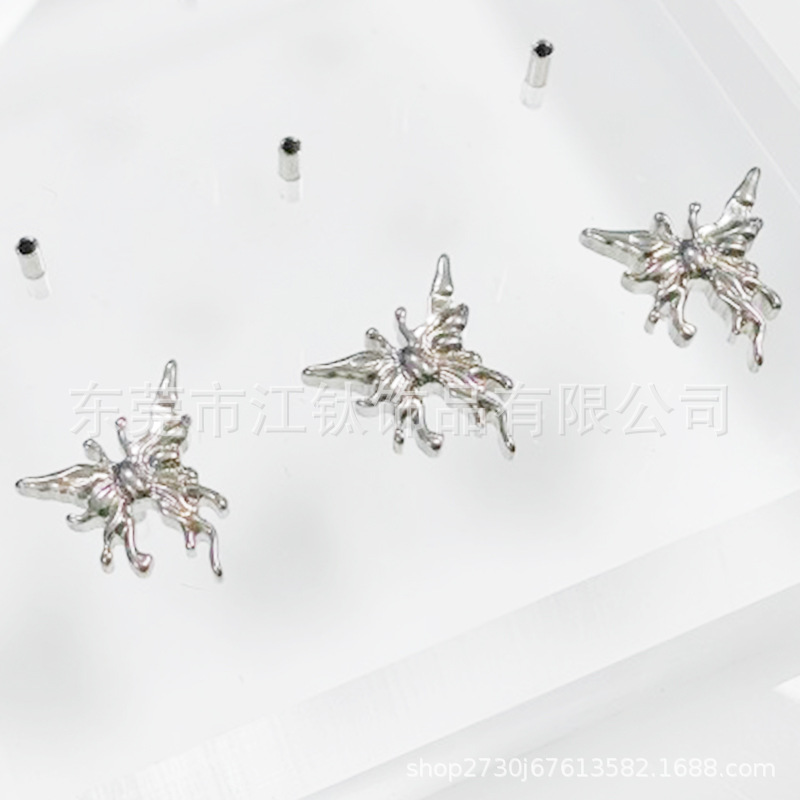 Pointed titanium steel lip stud product view