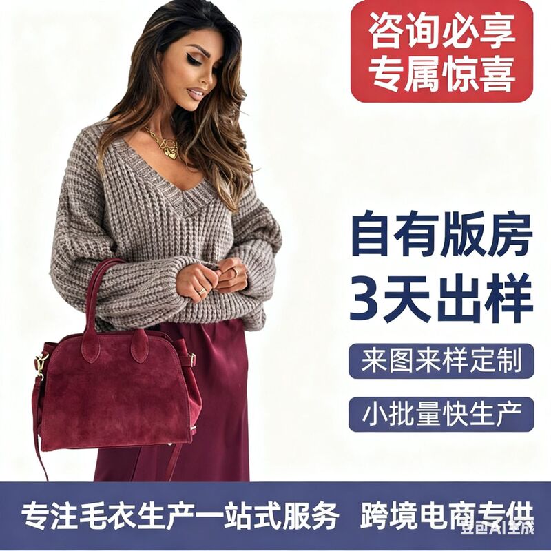 Cross-Border Trendy Solid Color Sweater, Lazy Style Loose Pullover Knitwear 2026, Slimming Japanese and Korean Casual Long-Sleeve Women's Clothing
