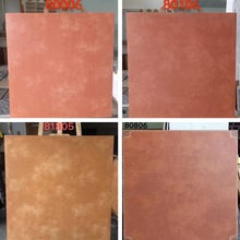 美式田园瓷砖800X800客餐厅地中海地砖阳露台庭院复古陶土红色砖