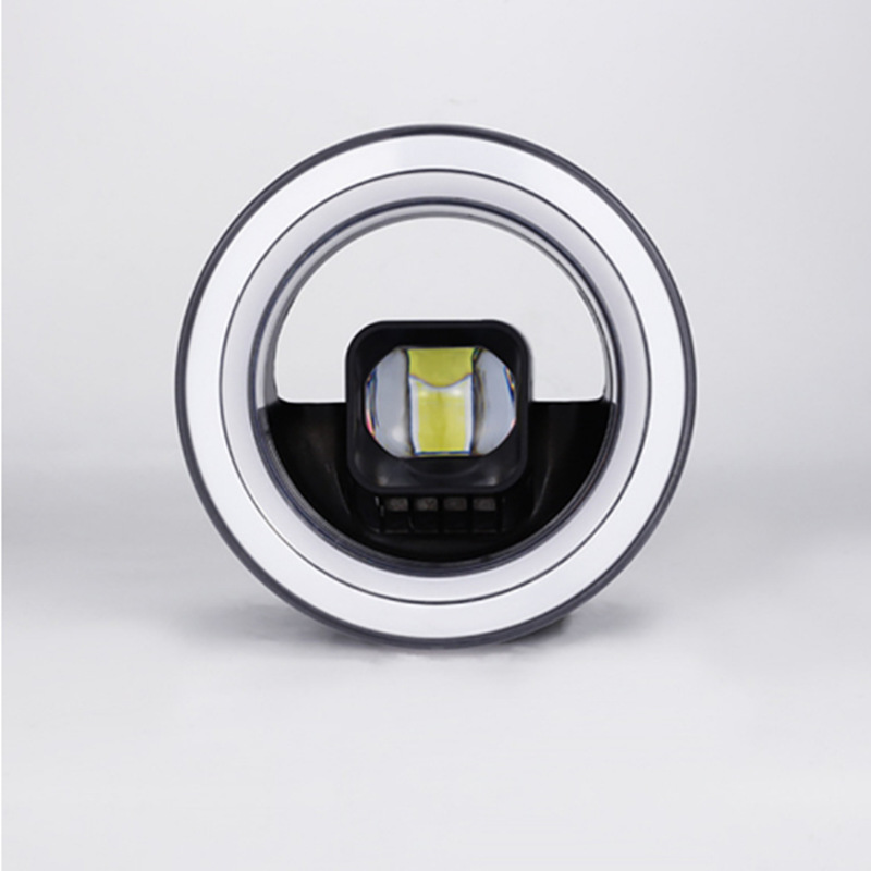 5.75 pulgadas vehículos eléctricos LED hueco flotante faro Harley motocicleta transformación de luz alta y baja faro