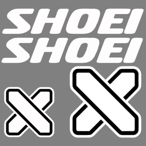 Motorcycle Helmet Sticker X Symbol shoei x14 x15 z7 z8 AGV AVA