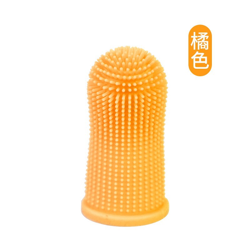cepillo de dientes para mascotas para eliminar el mal aliento cepillo de dientes de silicona para gatos y perros cepillo de dientes de dedo para cuidado de dientes para mascotas cepillo de dientes desechable