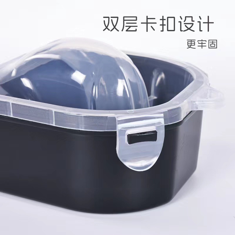 Herramientas de manicura, cuenco para remojar manos de doble capa, removedor de esmalte de uñas y cuenco para piel muerta, cuenco de limpieza de doble capa, cuenco para remojar manos, lavabo, cuenco para remojar manos, lavabo