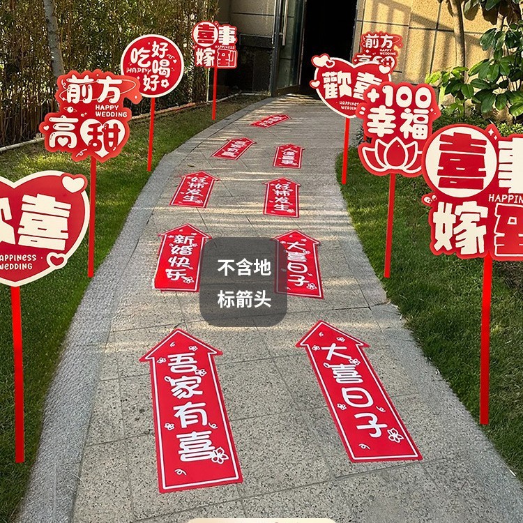 結婚式のガイドサイン kt ボード装飾田舎の結婚式の路肩結婚式の部屋のレイアウト結婚式用品|undefined