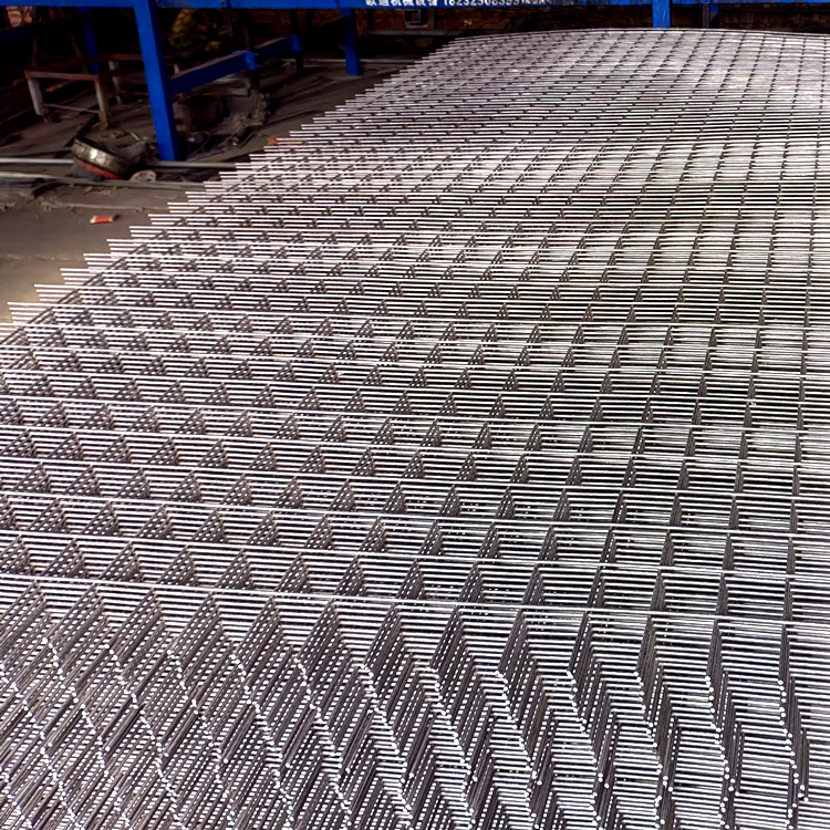 带肋钢筋碰焊铁丝网电焊螺纹建筑钢筋网片建筑工地外墙用