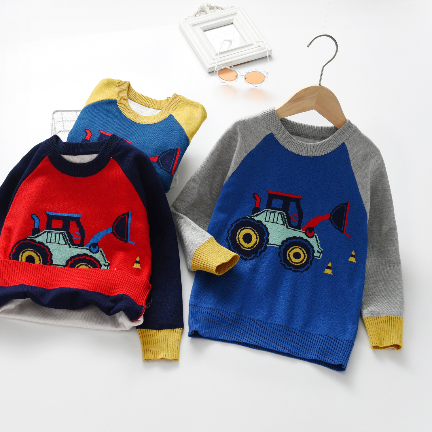 Fashion Cartoon Dinosaur Knit Hoodies & Knitwears display picture 4