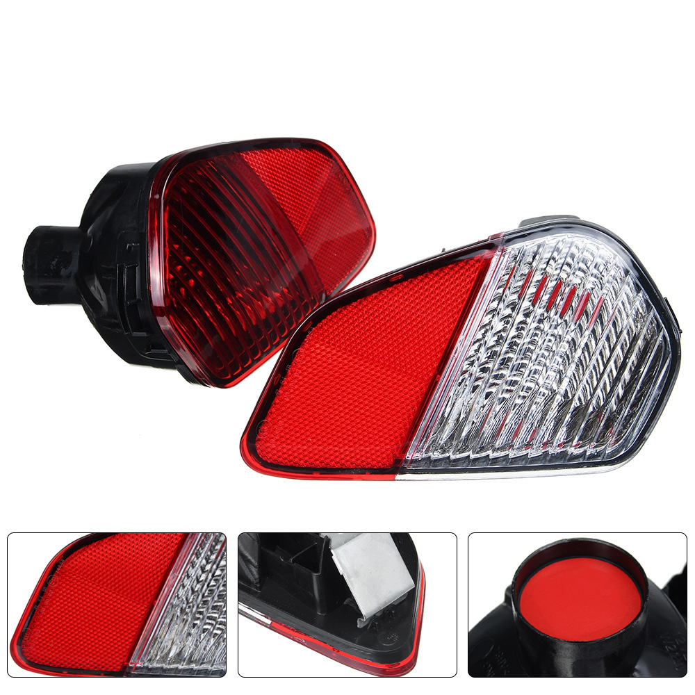 Aplicable a Mitsubishi 16 / 17 / 18 / 19 años Outlander luz parachoques trasero luz de niebla trasera reflector de advertencia de freno