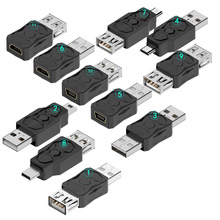 usb 2.0 mini micro  公对母ogt转接头 usb a公对A母 转接头线