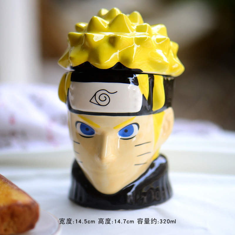 Fábrica Naruto NARTUO Taza de cerámica Naruto Taza de agua con forma Naruto Animación creativa Alrededor Naruto Caballo