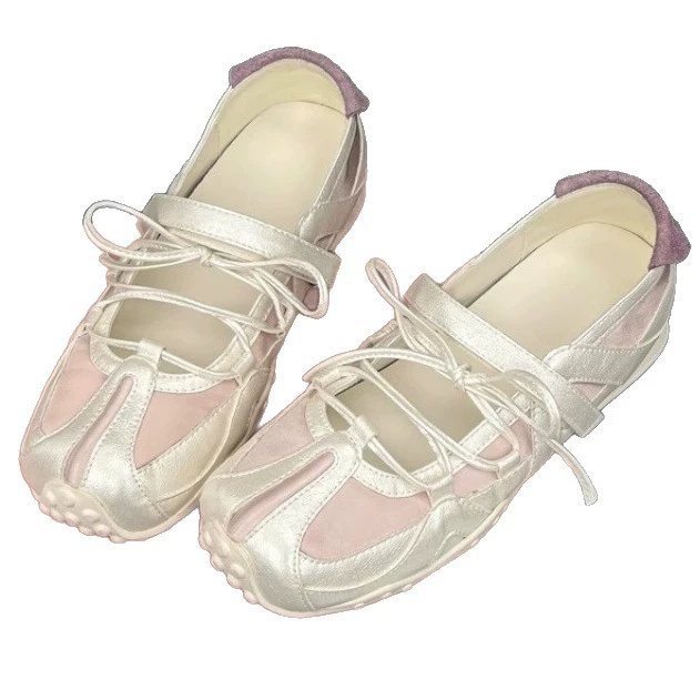 Увеличение высоты на 5 см для женских туфелек Мэри Джейн ~Inside height increase of 5cm Mary Jane women's shoes 2025 summer new casual sports shoes ballet shoes trend