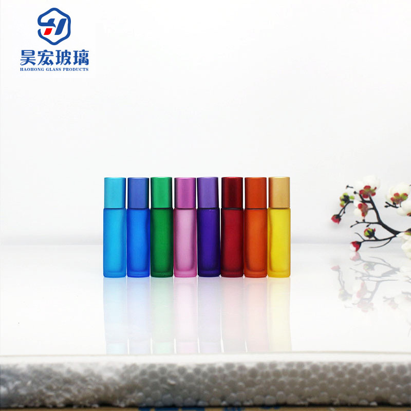 滾珠瓶彩色精油瓶走珠瓶 5ml10ml眼霜精華液分裝瓶香水瓶空瓶
