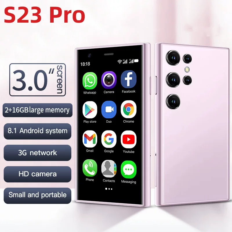Компактные умные часы Pro с функцией телефона, S23, 16 шт., Android
