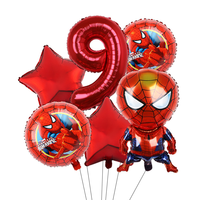 Cross-border Avengers Marvel héroe Spider-Man Hulk Capitán América redondo de aluminio de la película Globo Traje