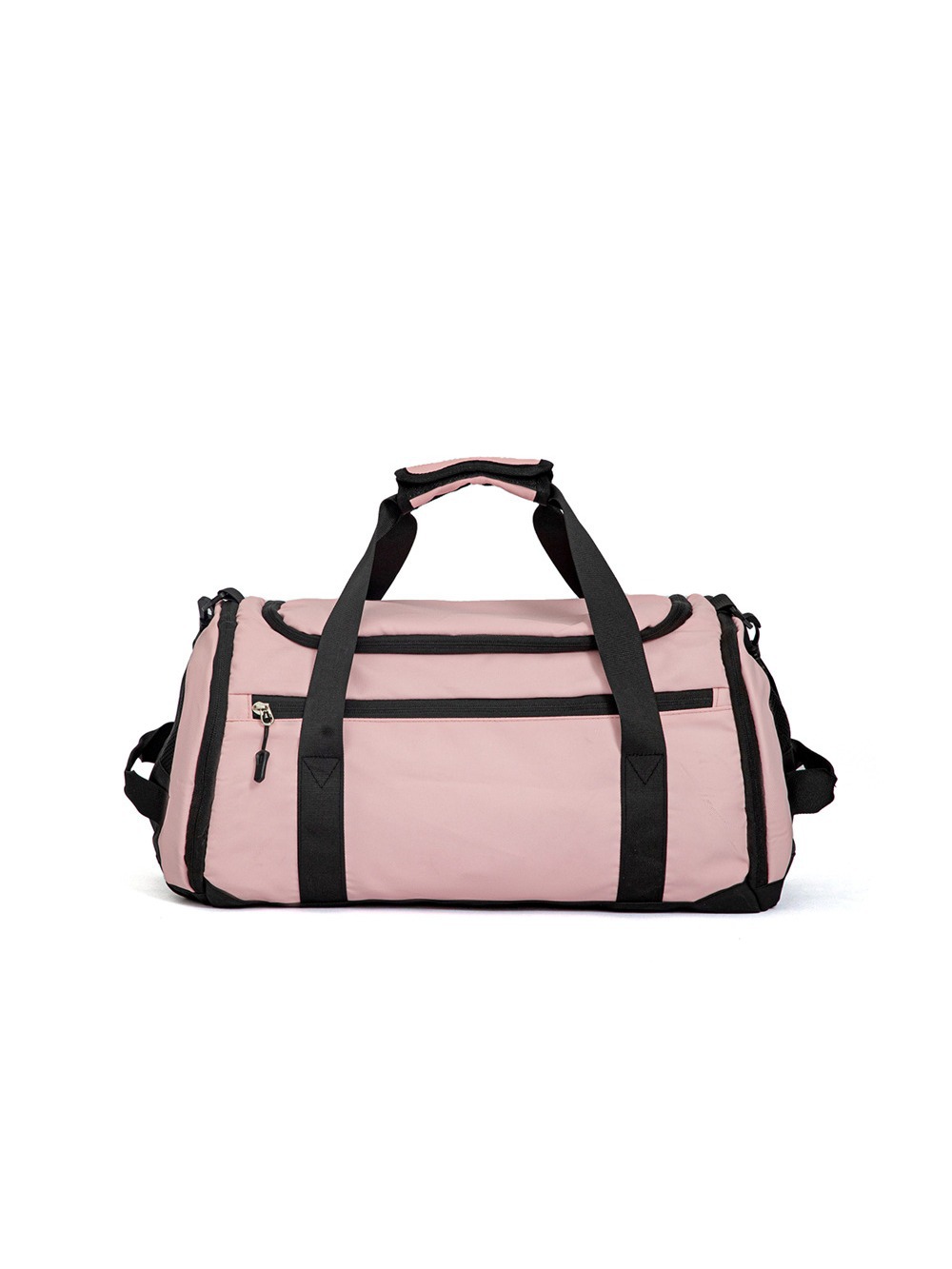 Bolsa de viaje impermeable, bolsa de acondicionamiento físico de película de cuero de gran capacidad, bolsa de equipaje de comercio exterior, bolsa de entrenamiento de separación seca y húmeda.